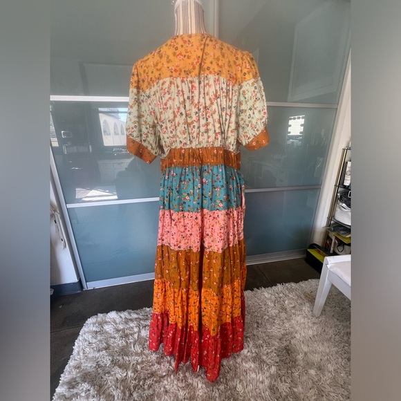 Tiered & True Maxi Dress size 1X - Picture 4 of 7